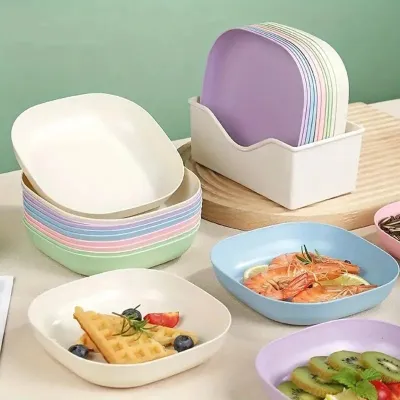 Multi-Function Plate Set with Stand (10 Pc)